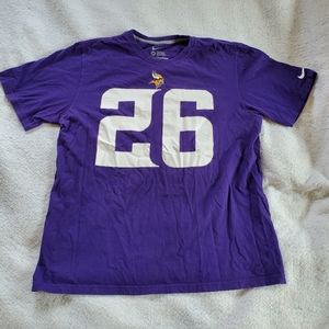 Minnesota Vikings Waynes #26 T-Shirt, Sz XL